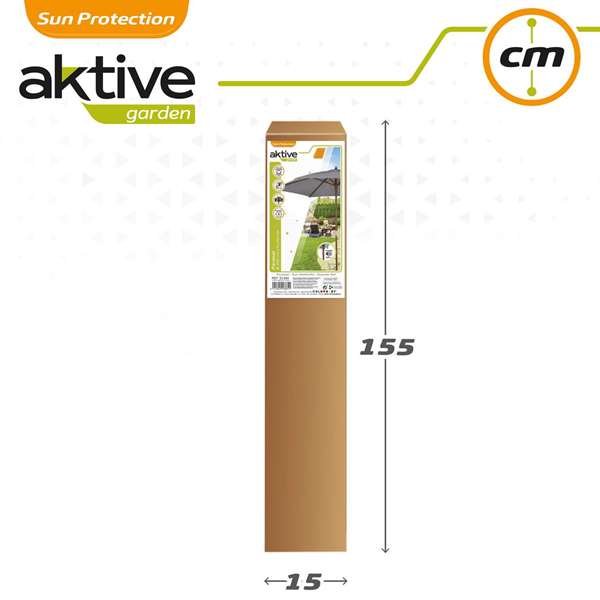 Parapluie Aktive Gris Ø 300 cm 300 x 240 x 300 cm