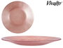 Vivalto Assiette en Verre 21 cm Rose Pastel (Set de 24)
