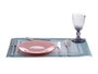 Vivalto Assiette en Verre 21 cm Rose Pastel (Set de 24)
