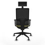 Chaise de Bureau avec Appui-tête Piqueras y Crespo 1D066G1 Vert