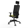 Chaise de Bureau avec Appui-tête Piqueras y Crespo 1D066G1 Vert