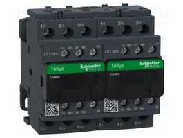 SCHNEIDER ELECTRIC Contacteur TeSys D à 3 pôles réversible, NO x3, 230VAC, 25A, LC2D25P7