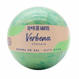 Flor De Mayo Bomba de bain sels effervescents à la verveine 200 g pour la relaxation et la peau douce