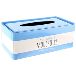 La Boite a CAJA METAL 'MOUCHOIRS' en acier inoxydable