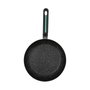 Quid Poêle en Aluminium Oasis 26 cm Noir Antiadhésif Compatible Induction Vitrocéramique Gaz Électrique