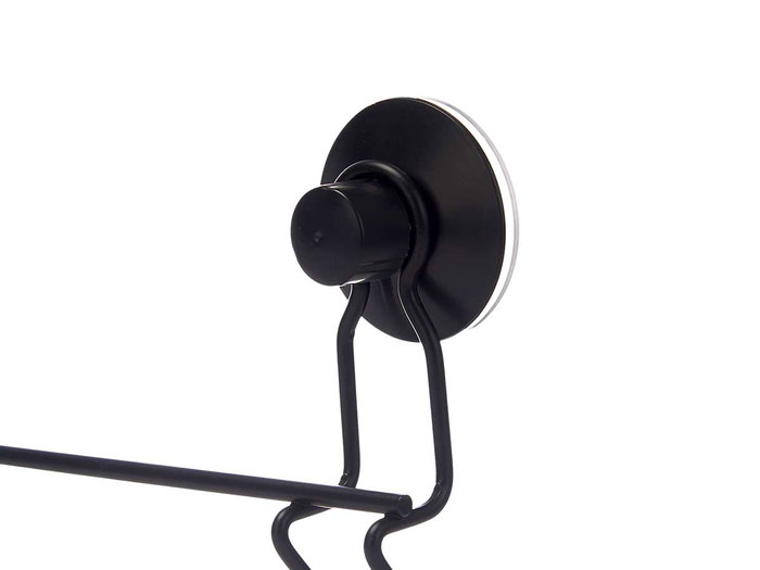 Berilo Toallero métal noir mat double barre ventouse 54 x 15 x 6.5 cm plastique ABS acier (Set de 12) Berilo Toallero métal noir mat double barre ventouse 54 x 15 x 6.5 cm plastique ABS acier (Set de 12)