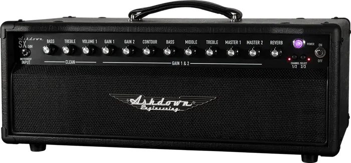 Ashdown Essex 50W Tête d'amplificateur pour guitare à lampes, 50 watts, 3 canaux, réverbération