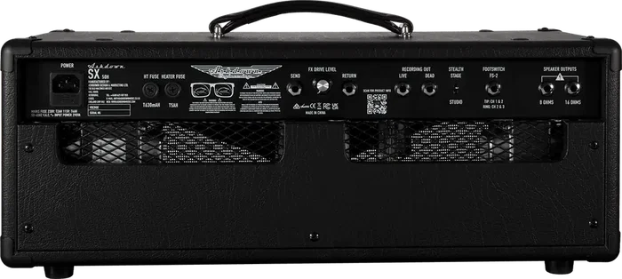 Ashdown Essex 50W Tête d'amplificateur pour guitare à lampes, 50 watts, 3 canaux, réverbération