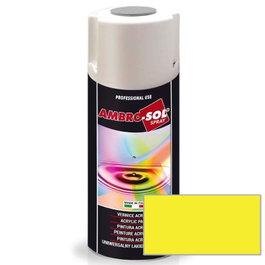 AMBROSOL Spray Acrylique Jaune/Soufre RAL-1016 400ml