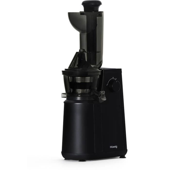 Hkoenig GSX24 Extracteur de jus vertical Vitalice, Noir