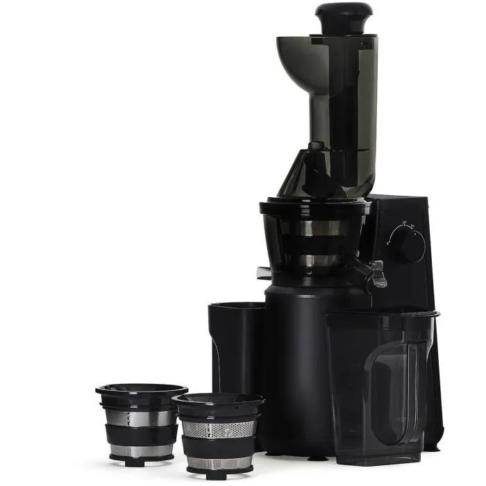 Hkoenig Extracteur de jus vertical extra lent GSX24 400 W 1 L Noir - Vitamix+