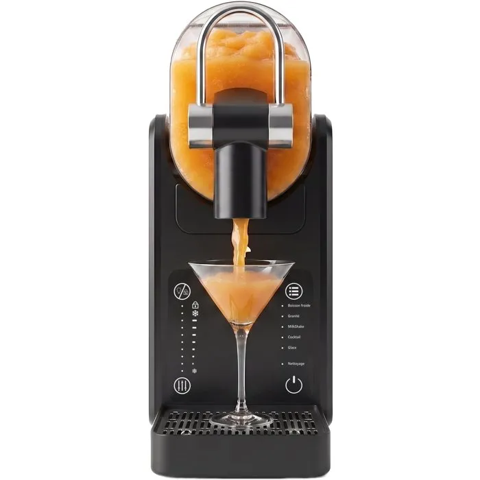 Continental Edison Machine à granité et à glace CESMBLK - Noir - 2 L