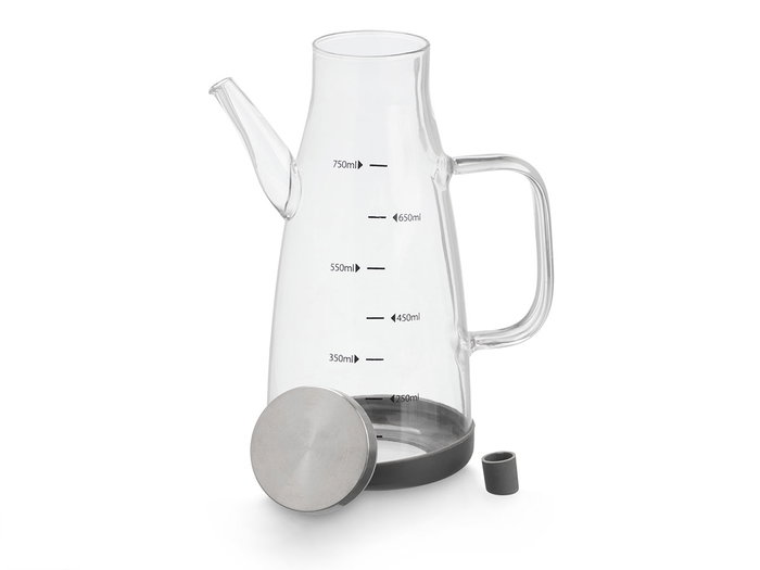 Vivalto Aceitera en Borosilicate 750 ml avec Bouchon en Acier 17x21x10 cm (Set de 12) Vivalto Aceitera en Borosilicate 750 ml avec Bouchon en Acier 17x21x10 cm (Set de 12)