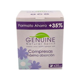 GENUINE Serviettes hygiéniques de jour, 20 unités