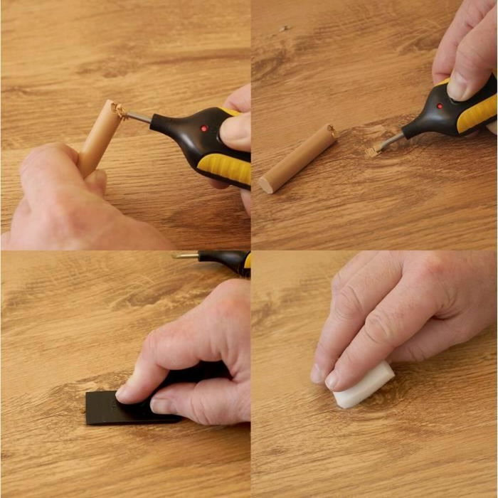 Werkzeyt Kit de réparation pour sols stratifiés - Marron Werkzeyt Kit de réparation pour sols stratifiés - Marron