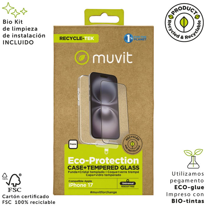 Housse et Protecteur pour Téléphone Portable Muvit for Change iPhone 17