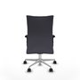 Piqueras Y Crespo Albacete confidente - Chaise de bureau exécutive Gris foncé