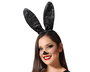 Diadema Accessoire Déguisement Adulte Oreilles de Lapin Noires pour Carnaval Soirée Fancy Dress