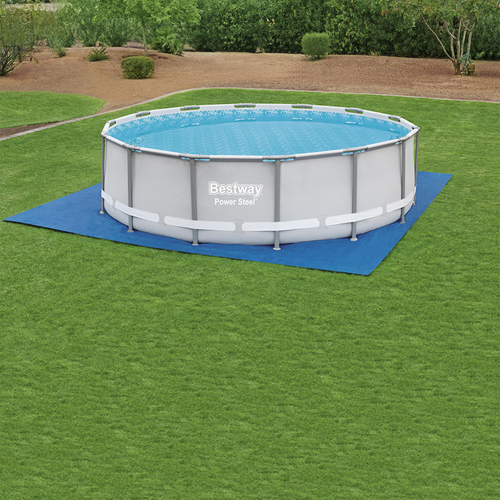 Bestway 58003 Tapis de sol Protecteur pour Piscine 488x488 cm Jardin