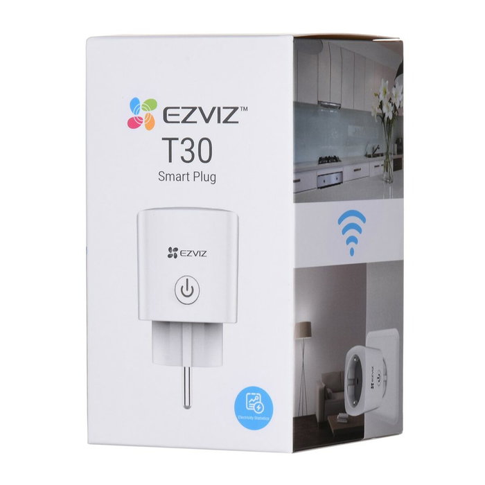 Prise Intelligente Ezviz T30-B Wi-Fi 10 A