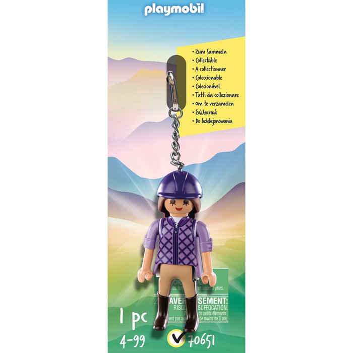 Playmobil Porte-clés Cavalier Personnage avec Mousqueton