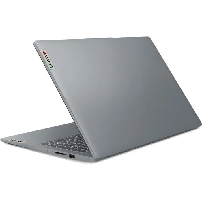 Lenovo IdeaPad Slim 3 15AMN8 - PC Portable 15.6'' FHD IPS, Processeur Ryzen 5 7520U, 16 Go RAM, 512 Go SSD, Clavier AZERTY, Sans Système d'Exploitation