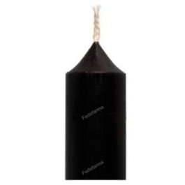 CERABELLA Bougie Décorative Iris 5 N4 Noir 2x20cm (Lot de 20)