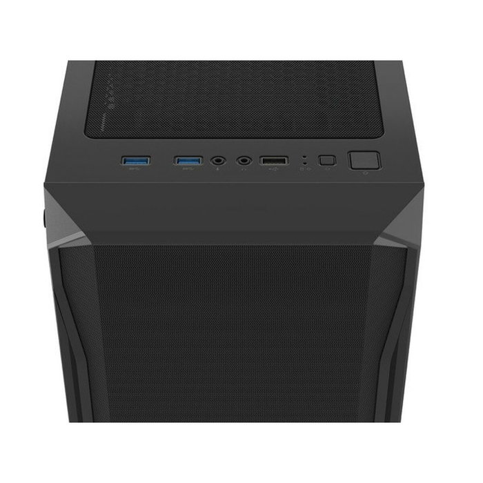 FURY SHOBO Boîtier Midi Tower Noir avec Fenêtre