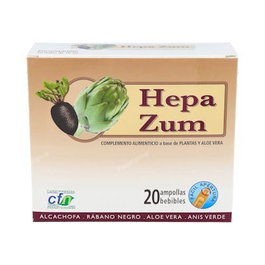 CFN Hepazum 20Sticks Complément Alimentaire Foie Artichaut Anis Radis Noir Aloe Vera