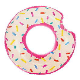 Intex Flotador Rueda Donut Rose 94 x 23 cm - Bouée Roulante, PVC, Pour Enfants de + 9 Ans, Modèle Surti
