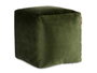 Giftdecor Puff Carré Velours 30x30 cm Vert (Set de 4)