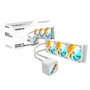 Gigabyte Kit de Refroidissement Liquide Gaming 360 ICE ARGB Blanc pour CPU Socket Intel LGA 1200/1700/1851 AMD AM4/AM5 Radiateur 360mm