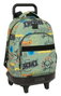 Safta Graffiti Zone Mochila à roues compacte extraible 33x45x22cm
