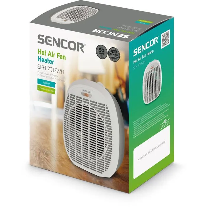 Sencor SFH 7017WH Radiateur soufflant à air chaud Blanc