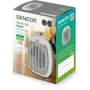 SENCOR Radiateur soufflant électrique SFH 7017WH, 2000 W, 2 niveaux de chauffage, fonction air froid, thermostat, blanc, protection surchauffe