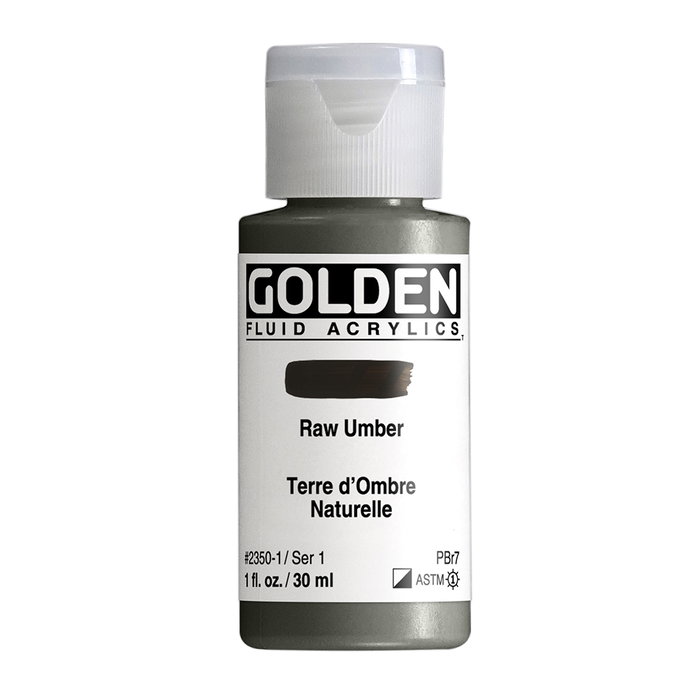 Golden Fluid Acrylics Terre de Sombra Naturelle 30 ml Golden Fluid Acrylics Terre de Sombra Naturelle 30 ml