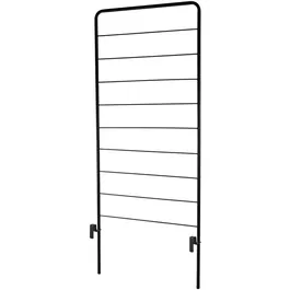 Deroma Porte-plantes Cosmo en métal, gris, 78 cm de large x 163 cm de haut, design élégant et contemporain pour intérieur et extérieur