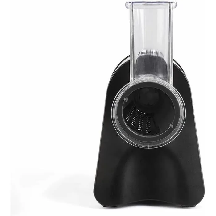 Livoo Râpe Électrique Multifonctions DOP192 avec 4 Cônes Interchangeables - Râper, Trancher, Hacher - Noir et Gris, Acier Inoxydable Livoo Râpe Électrique Multifonctions DOP192 avec 4 Cônes Interchangeables - Râper, Trancher, Hacher - Noir et Gris, Acier Inoxydable