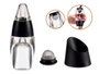 Kinvara Oxigeneador de vin noir et transparent 18,6 x 7 x 6 cm plastique métal (Set de 24)