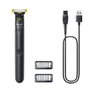 Philips OneBlade QP1424/10 Tondeuse barbe et rasoir, technologie OneBlade, rechargeable USB, résistant à l'eau, avec peignes 1 et 3 mm