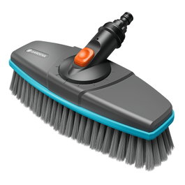 Gardena Brosse de lavage manche - Souple - Pivotable 360° - Réglable