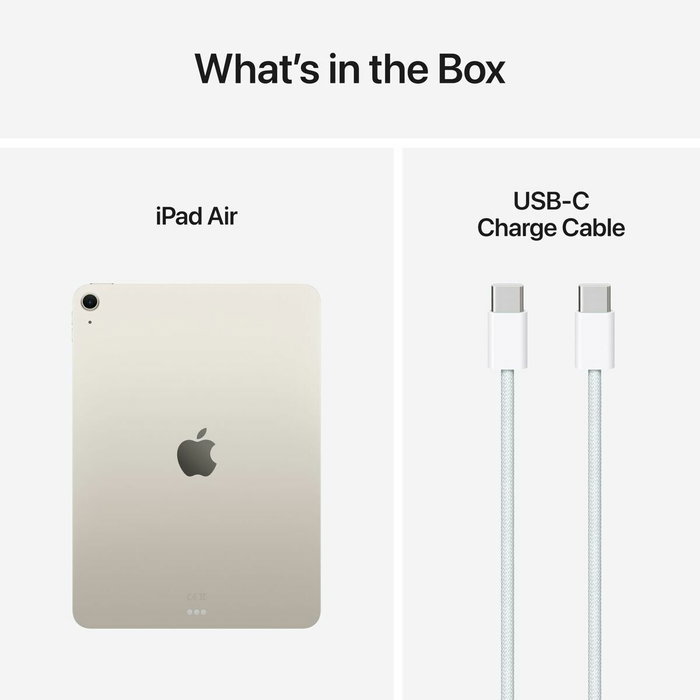Apple iPad Air M3 (2025) - 11 - Wi-Fi - 256 Go - Starlight Apple iPad Air M3 (2025) - 11 - Wi-Fi - 256 Go - Starlight