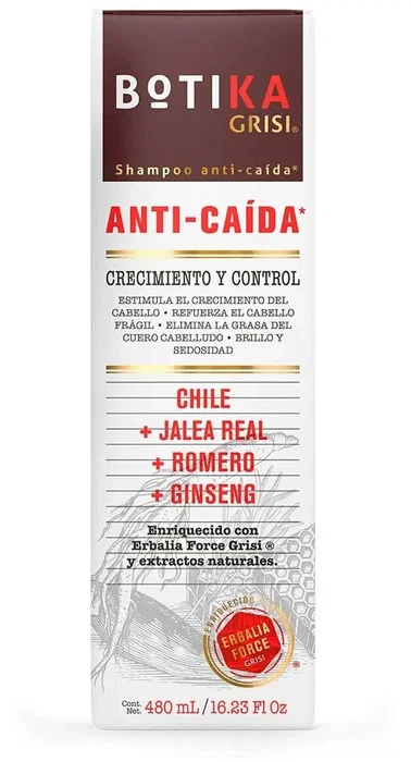 GRISI Shampoing Antichute Botika Gris 480 ml GRISI Shampoing Antichute Botika Gris 480 ml