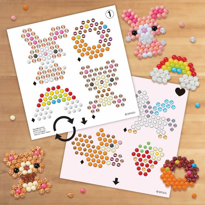 Aquabeads L'atelier d'initiation avec mallette et 900 perles multicolores