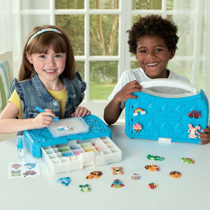 Aquabeads L'atelier d'initiation avec mallette et 900 perles multicolores