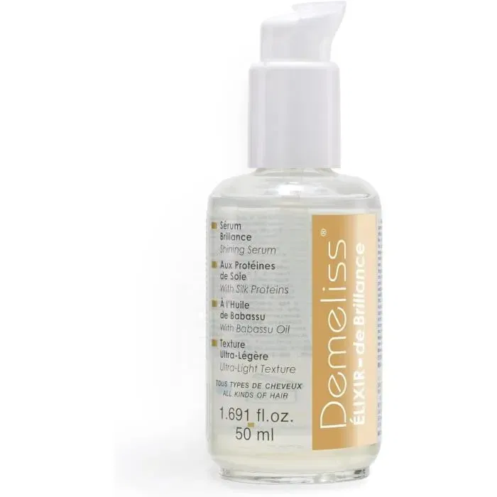 Saint Algue - Coffret Demeliss Kera-GOLD - Fer à lisser et boucleur 2 en 1 professionnel - Plaques céramique tourmaline - Réglable 150 à 230°C - Avec 2 soins avant/après lissage