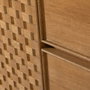 BigBuy Home Buffet MARIGNI Noir Naturel Fer Bois MDF