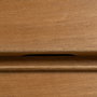 BigBuy Home Buffet MARIGNI Noir Naturel Fer Bois MDF