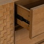 BigBuy Home Buffet MARIGNI Noir Naturel Fer Bois MDF