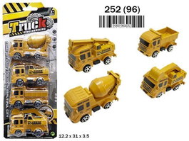 Rama Set de 4 camions de travaux publics